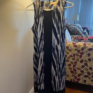 Brand new without tags Michael Kors small blue and white dress